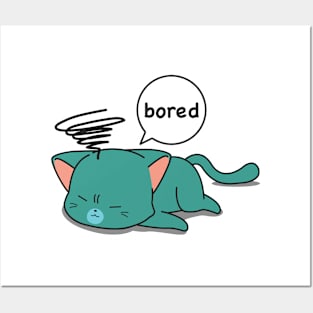 Bored Cat Posters and Art